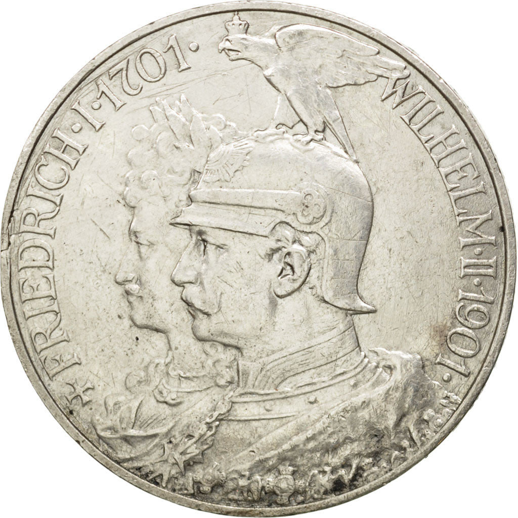 German States, 5 Mark, 1901, Berlin, KM #526, EF(40-45), Silver, 38, 27.77