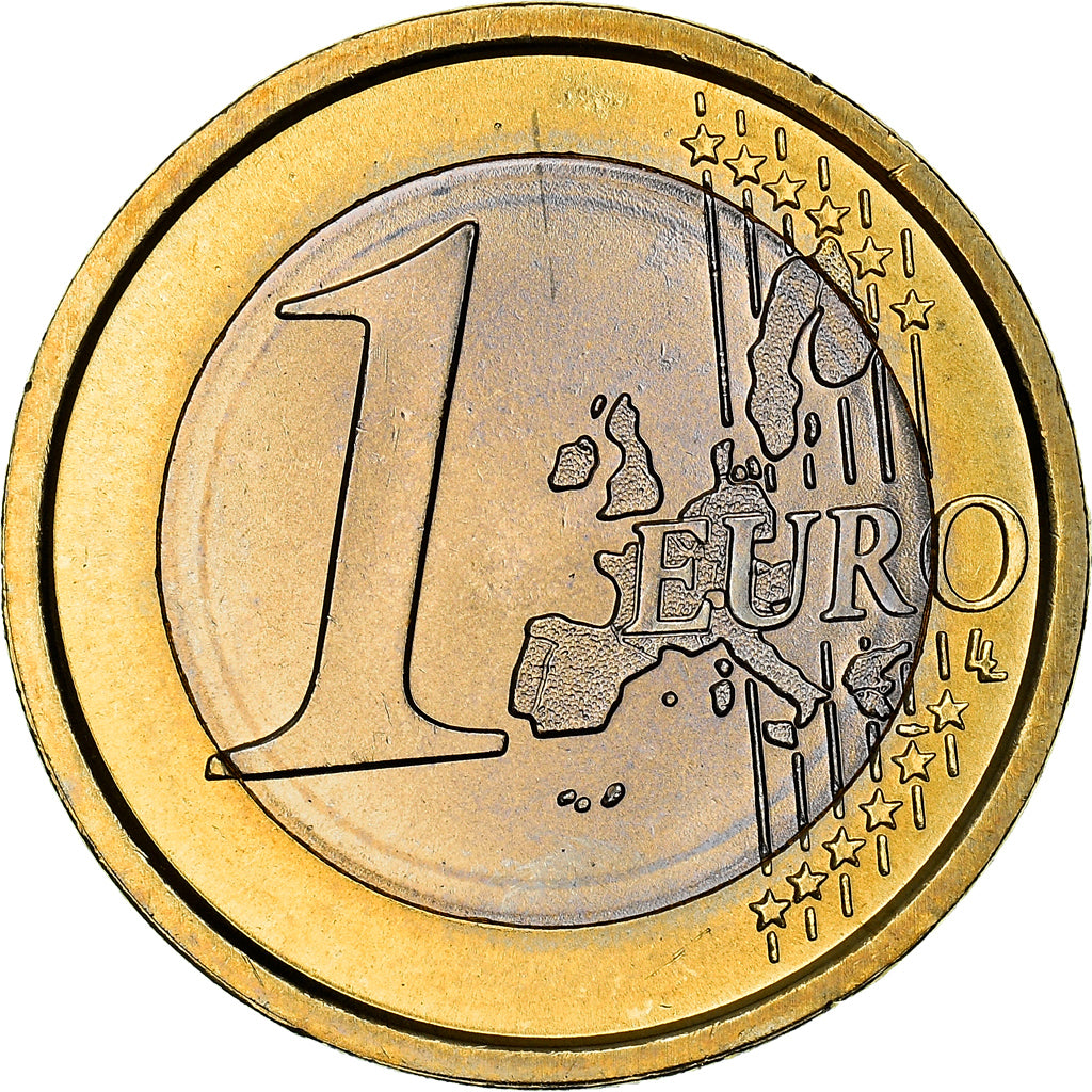 Italy, 1 Euro, Vitruvian Man, 2007, MS(64), Bi-Metallic