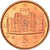 Italy, 1 Cent, The Castel del Monte, 2005, MS(64), Copper Plated Steel