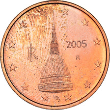 Italy, 2 Euro Cent, The Mole Antonelliana, 2005, MS(64), Copper Plated Steel