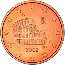 Italy, 5 Euro Cent, The Flavius amphitheatre, 2002, MS(64), Copper Plated Steel