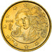 Itália, 10 Euro Cent, Birth of Venus, 2006, MS(64), Nordic gold