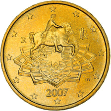 Italy, 50 Euro Cent, The Equestrian Statue of Marcus Aurelius, 2007, MS(64)