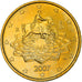 Italy, 50 Euro Cent, The Equestrian Statue of Marcus Aurelius, 2007, MS(64)