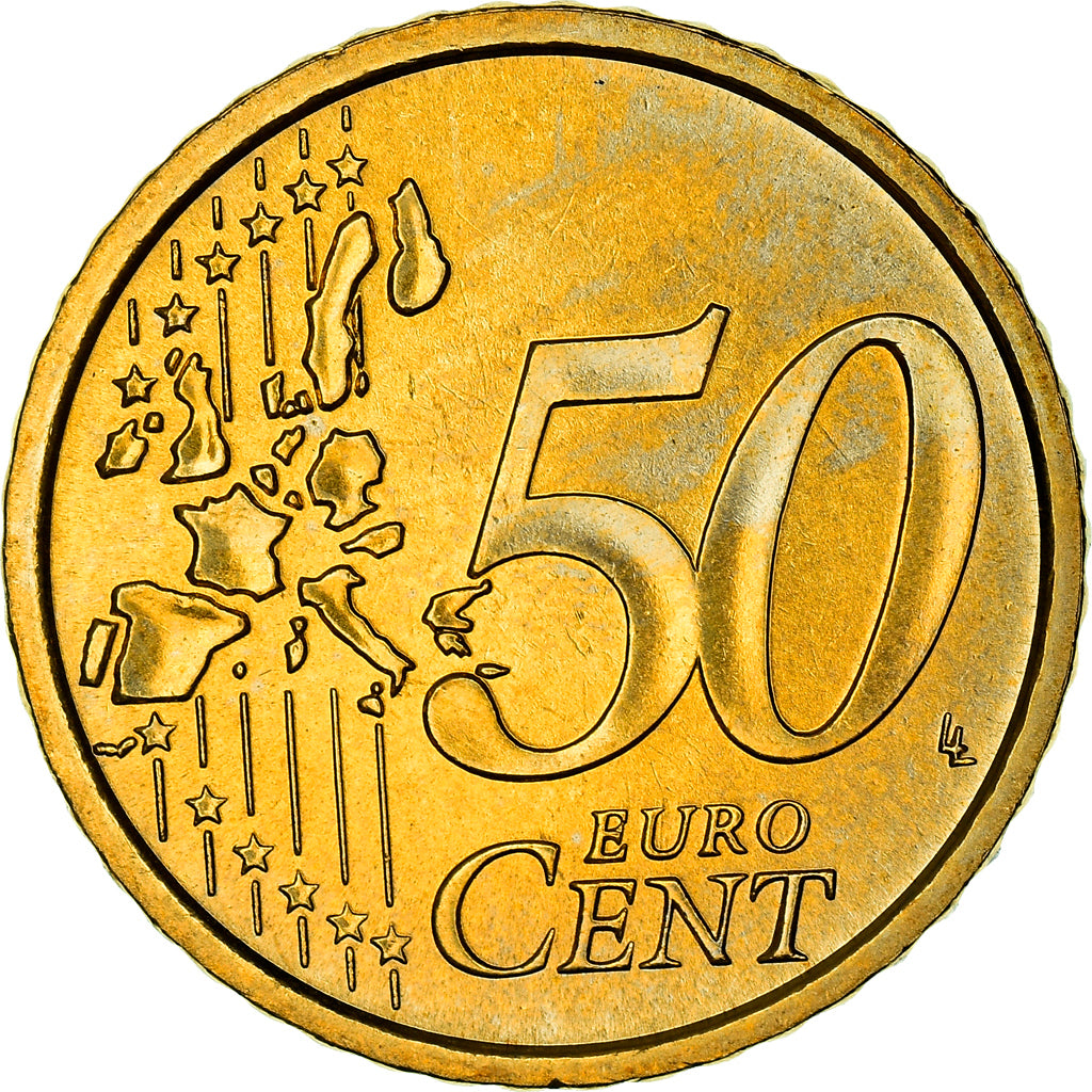 Italy, 50 Euro Cent, The Equestrian Statue of Marcus Aurelius, 2007, MS(64)