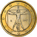 Italy, 1 Euro, Vitruvian Man, 2007, MS(64), Bi-Metallic