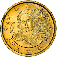 Italy, 10 Euro Cent, Birth of Venus, 2002, MS(64), Nordic gold