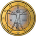 Italy, 1 Euro, Vitruvian Man, 2002, MS(64), Bi-Metallic