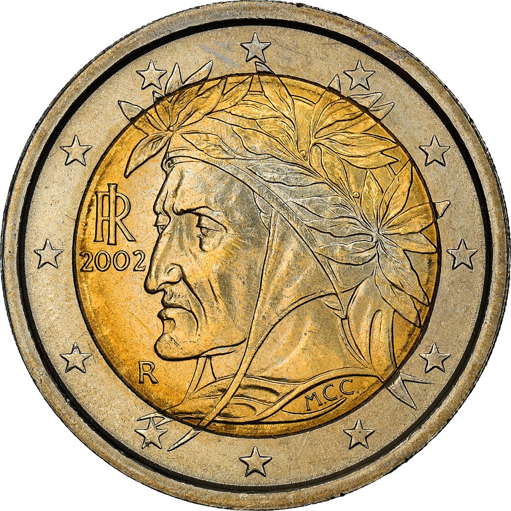 Italië, 2 Euro, Dante Alighieri, 2005, UNC, Bi-Metallic