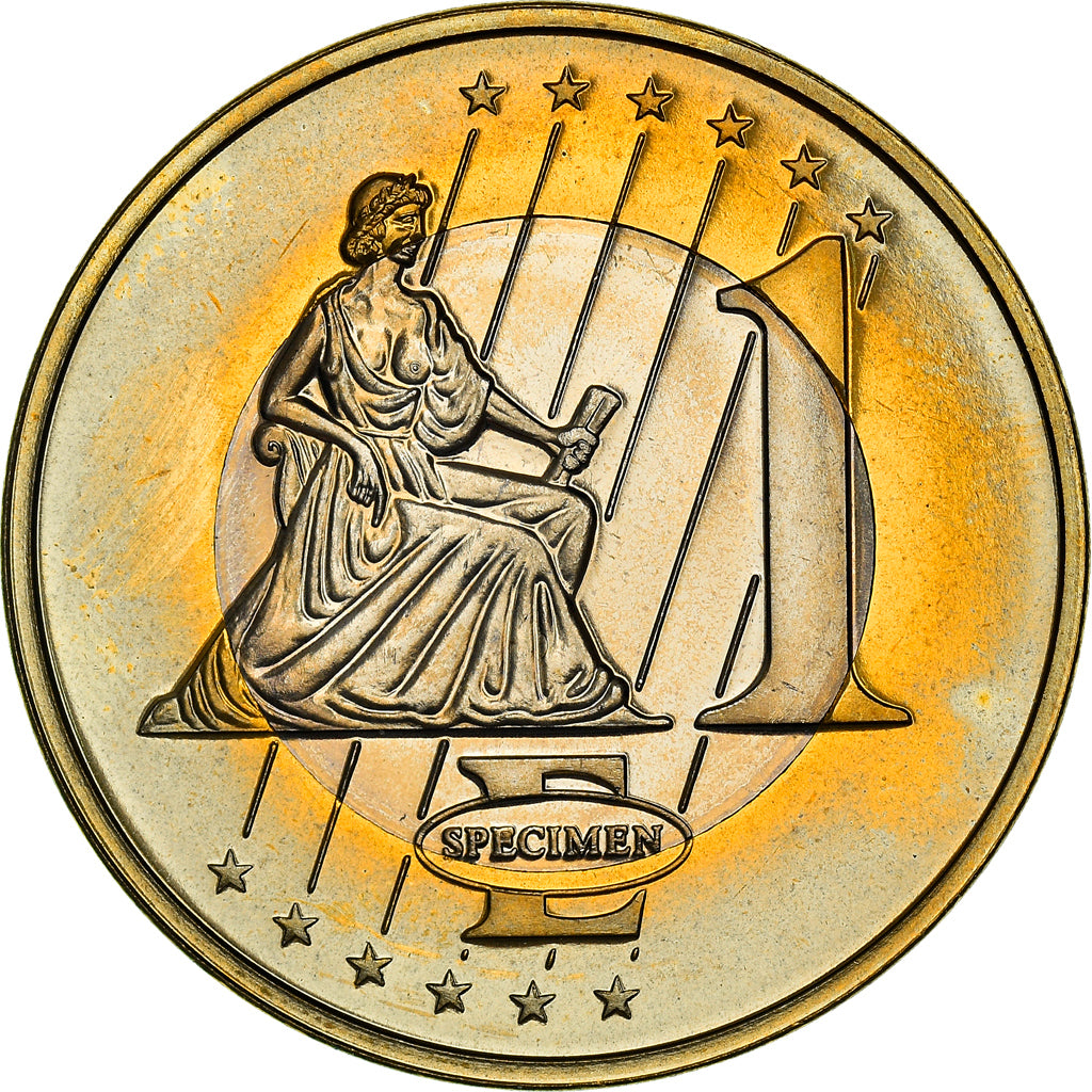Vatican, 1 Euro, Essai 1 euro, 1998, Specimen, SPL+, Bi-Metallic