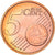 Itália, 5 Euro Cent, The Flavius amphitheatre, 2007, MS(64), Aço Cromado a
