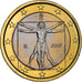 Italy, 1 Euro, Vitruvian Man, 2007, MS(64), Bi-Metallic