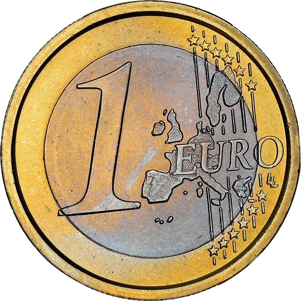 Italy, 1 Euro, Vitruvian Man, 2007, MS(64), Bi-Metallic