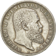 Stati tedeschi, WURTTEMBERG, Wilhelm II, 5 Mark, 1913, Freudenstadt, BB, Arge...