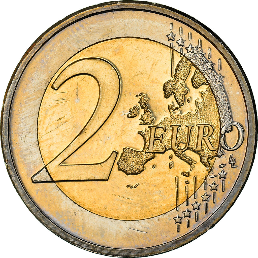 Cyprus, 2 Euro, 10th Anniversary of the European Monetary Union, 2009, MS(64)