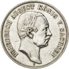 German States, 5 Mark, 1907, Muldenhütten, KM #1266, EF(40-45), Silver, 38,...