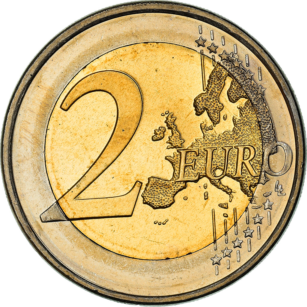 Slovenia, 2 Euro, l'Union Monétaire Européenne, 2009, MS(64), Bi-Metallic