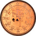 Portugal, 1 Cent, The first royal seal of 1134, 2002, SPL+, Copper Plated Steel