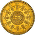 Portogallo, 10 Euro Cent, The second royal seal of 1142, 2002, SPL+, Nordic gold