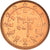 Portugal, 1 Cent, The first royal seal of 1134, 2004, MS(64), Copper Plated