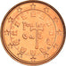 Portugal, 1 Cent, The first royal seal of 1134, 2004, MS(64), Copper Plated