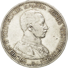 Coin, German States, PRUSSIA, Wilhelm II, 5 Mark, 1913, Berlin, AU(50-53)