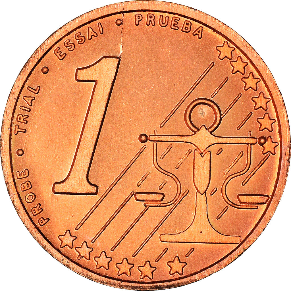 Latvia, Euro Cent, Essai, 2004, unofficial private coin, MS(64), Copper Plated