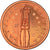 Latvia, 2 Euro Cent, Essai, 2004, unofficial private coin, UNZ+, Copper Plated