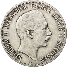 German States, 5 Mark, 1898, Berlin, KM #523, VF(30-35), Silver, 38, 27.70