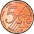 Letónia, 5 Euro Cent, Essai, 2004, unofficial private coin, MS(64), Aço