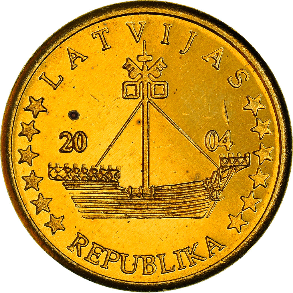 Latvia, 10 Euro Cent, Essai, 2004, unofficial private coin, MS(64), Nordic gold