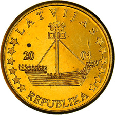 Latvia, 10 Euro Cent, Essai, 2004, unofficial private coin, MS(64), Nordic gold