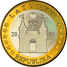 Latvia, Euro, Essai, 2004, unofficial private coin, MS(64), Bi-Metallic