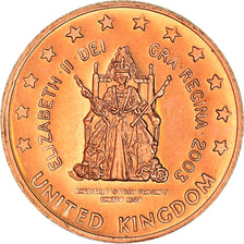 United Kingdom, 2 Euro Cent, Essai, 2003, unofficial private coin, MS(64)