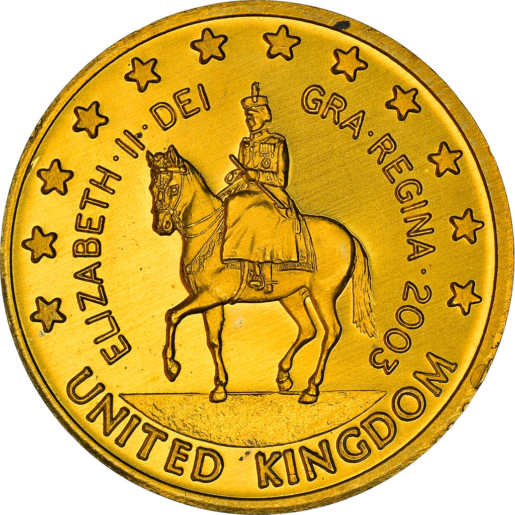 United Kingdom, 50 Euro Cent, Essai, 2003, unofficial private coin, MS(64)