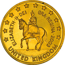 United Kingdom, 50 Euro Cent, Essai, 2003, unofficial private coin, MS(64)