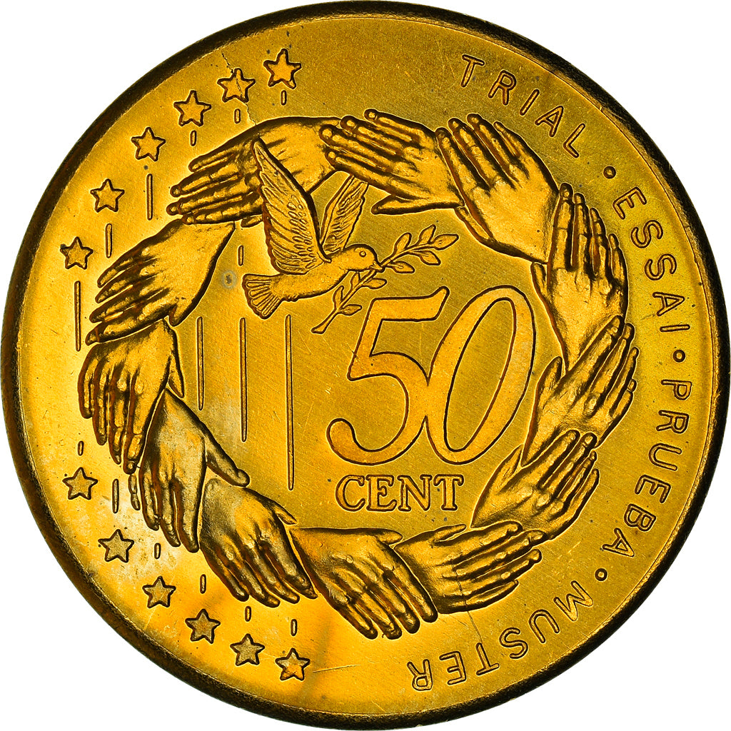 United Kingdom, 50 Euro Cent, Essai, 2003, unofficial private coin, MS(64)