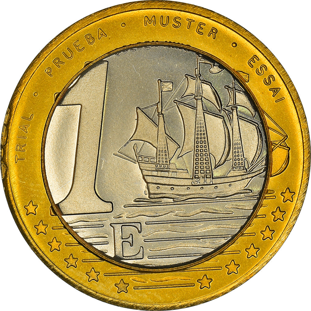 Royaume-Uni, Euro, Essai, 2003, unofficial private coin, SPL+, Bi-Metallic