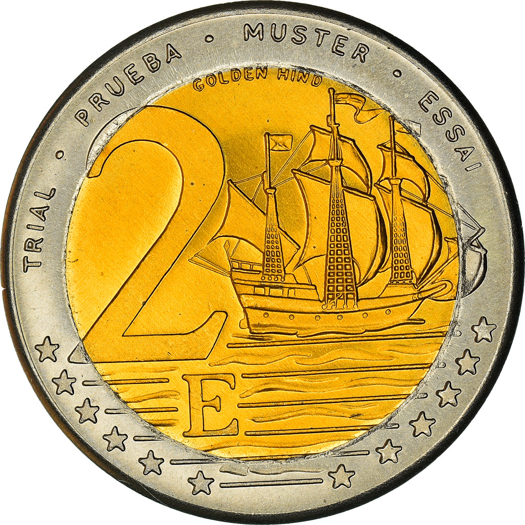 United Kingdom, 2 Euro, Essai, 2003, unofficial private coin, MS(64)