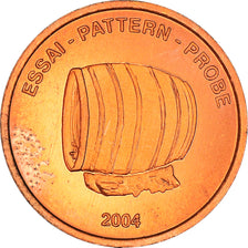 Liechtenstein, Euro Cent, Essai, 2004, Fantasy Euro, SPL+, Copper Plated Steel