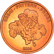 Liechtenstein, 2 Euro Cent, Essai, 2004, Fantasy Euro, MS(64), Copper Plated