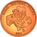 Liechtenstein, 2 Euro Cent, Essai, 2004, Fantasy Euro, MS(64), Copper Plated
