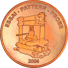 Liechtenstein, 5 Euro Cent, Essai, 2004, Fantasy Euro, MS(64), Copper Plated