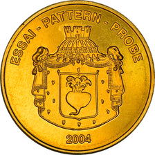 Liechtenstein, 20 Euro Cent, Essai, 2004, Fantasy Euro, MS(64), Nordic gold