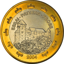 Liechtenstein, Euro, Essai, 2004, Fantasy Euro, UNZ+, Bi-Metallic