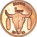 Moneta, USA, 1 Cent, 2014, Sioux, MS(64), Miedź platerowana stalą