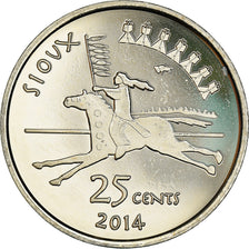 Coin, United States, 25 Cents, 2014, Sioux, MS(64), Copper-nickel