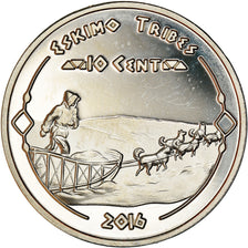 Coin, United States, 10 Cents, 2016, Eskimo, MS(64), Copper-nickel