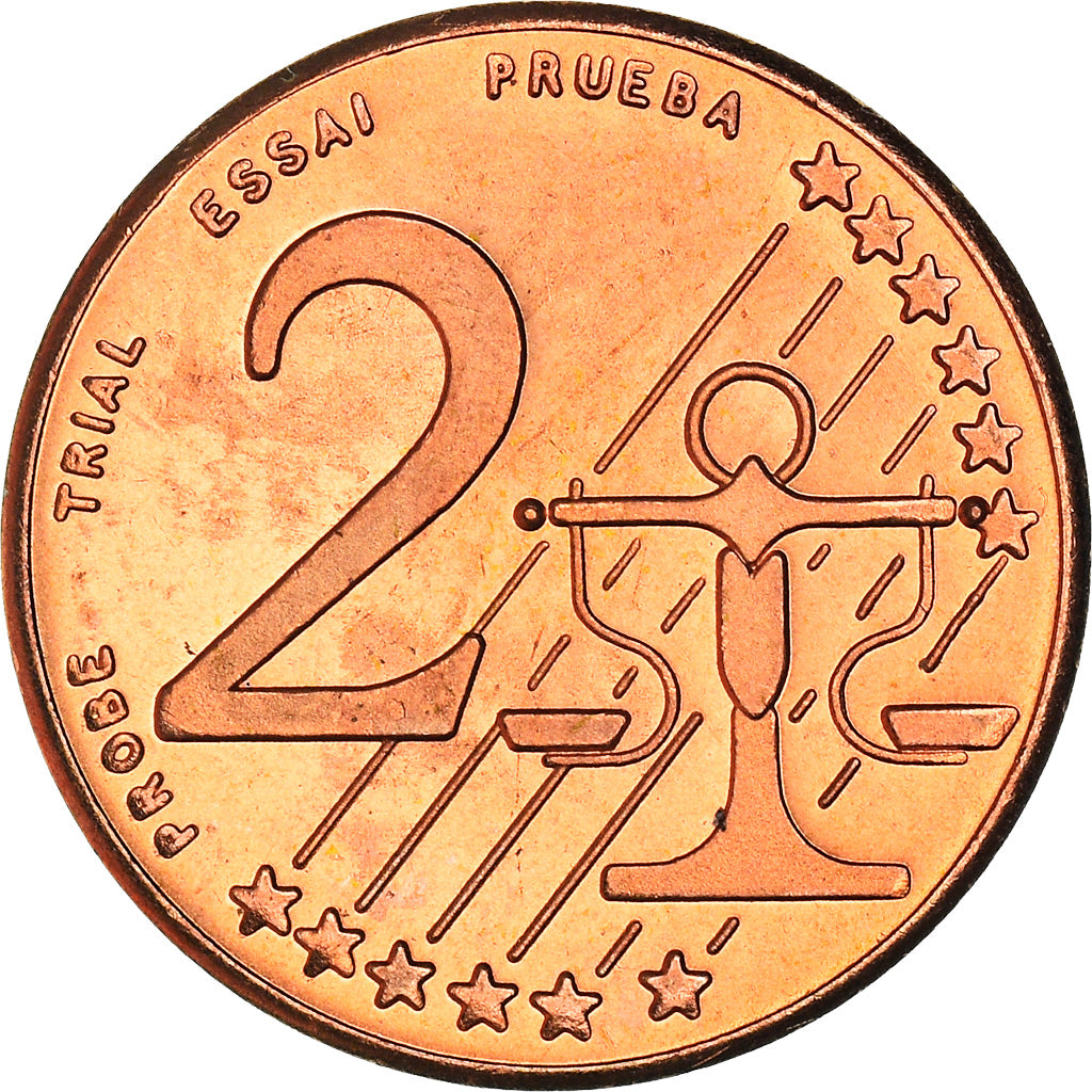 Andorra, 2 Euro Cent, 2003, Fantasy Euro, MS(64), Copper Plated Steel