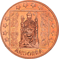 Andorra, 5 Euro Cent, 2003, Fantasy Euro, MS(64), Copper Plated Steel